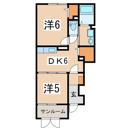 カーサ ティ アモの物件間取画像